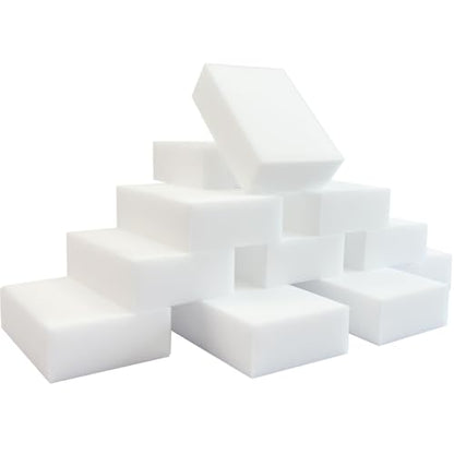 50pcs Magic Sponge Eraser Extra Thick Long Lasting Melamine Cleaning Sponge Bulk - Multi-Surface Electric Wash Foam Cleaning Pads - Bathtub, Floor, Base, Bath, Wall Cleaner (50, 10 * 6 * 2cm)