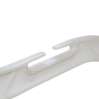 NAHANCO 17” White Mid-Heavyweight Plastic Hanger, 100 Pack - color: White
