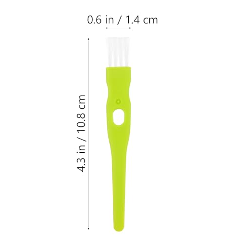 ABOOFAN 30 Pack Small Groove Cleaning Brush 4.25 inch Crevice Cleaner with Non-Slip Handle Fine Bristles for Keyboard Window Tracks Razor Shaver Garlic Masher Compact Cleaning Tool