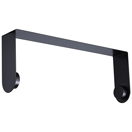 ZUNTO Black Paper Towel Holder, Self Adhesive, for Wall or Under Cabinet - color: Black/Adhesive