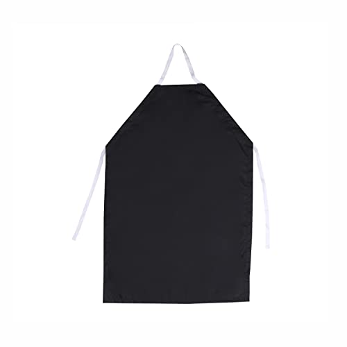 EISCO Rubber Vinyl Apron - Adjustable Bib Apron for Dishwashing, Butcher, Laboratory - size: Large