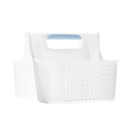 madesmart Large Shower Tote with Soft Grip Handle, Blue - color: Blue, size: Large