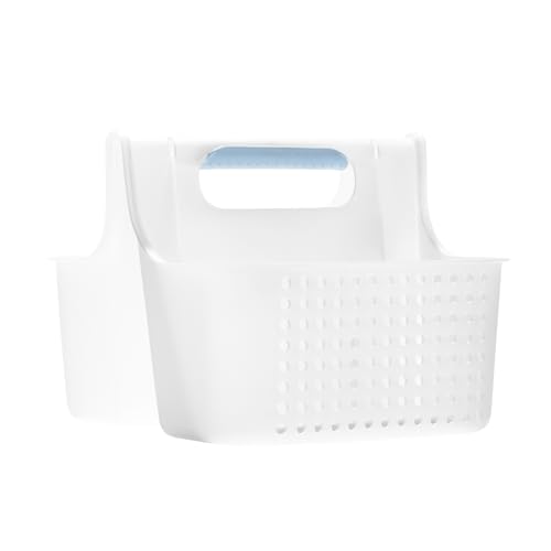 madesmart Large Shower Tote with Soft Grip Handle, Blue - color: Blue, size: Large