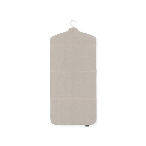 Brabantia - Foldable Steam Board - for High Pressure Clothes Steaming - Solid Heat Resistant Surface - Versatile Hanging Hook - Easier Steaming with Handheld Steamers - 36 x 16 inches - Gray - color: Gray, style: Foldable Steam Board