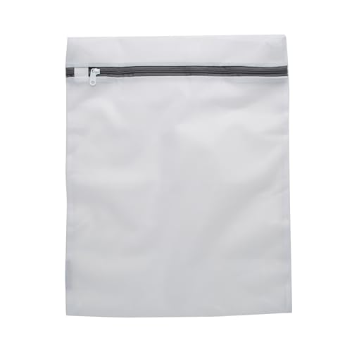 Laundry 360 2 Pack Large Mesh Wash Bag | Laundry | Washing Machine | Zipper Closure | Prevents Pulling and Tearing | Clothes | Garments | Delicates | Socks | White - style: 2 Pack