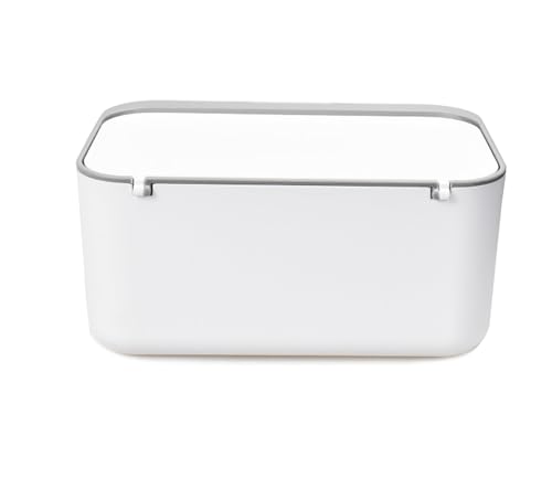 Tissue Box Cover Seal Rectangular Dryer Sheet Dispenser Storage Wet Wipes for Storage on Bathroom Vanity, Countertop, Bedroom Dresser (Gray/White) - color: Gray /White