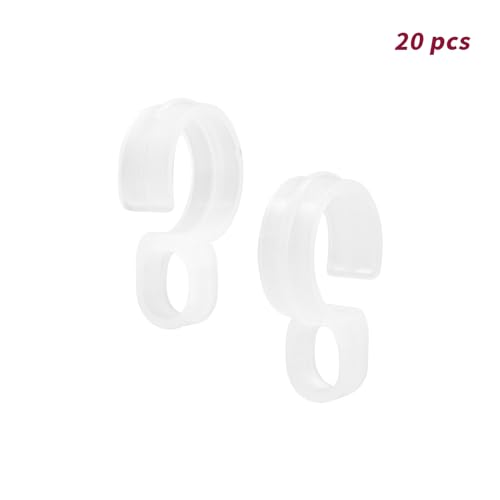 HEVSTIL 20Pcs Windproof Hanger Clips, 45mm - size: Medium-20pcs