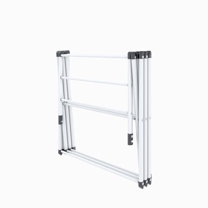 Honey-Can-Do 3-Tier Compact Clothes Drying Rack, 16 ft, No Assembly, White - color: White, size: 21" W