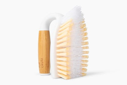 Full Circle The Mighty Scrub All Purpose Brush, Tile, Grout, White