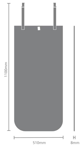 Brabantia - Door Steam Blanket - Heat-Resistant Mat for Clothes Steaming - Over Door Hooks, Protective Back Layer, & Loops for Hangers - Easier Steaming with Handheld Steamers - 43 x 20" - Gray - color: Gray, style: Door Steam Blanket