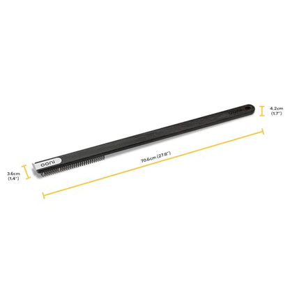 Ooni Wire Brush & Scraper – BBQ and Pizza Stone Cleaner, Grill Cleaner, Outdoor Cooking Tools, Barbecue Utensils - Long Handle - size: Long - 28” x 1.4” x 1.65”