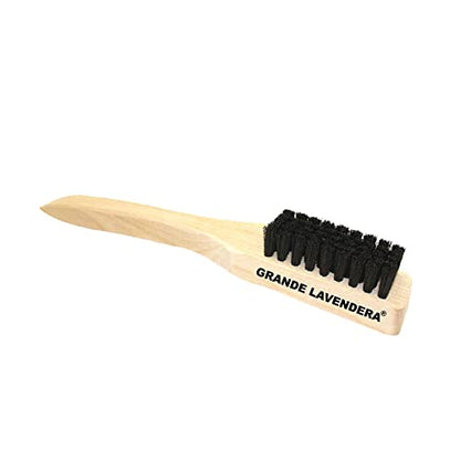 Professional Laundry Stain Brush, Nylon Bristles & Wooden Handle