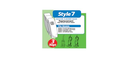Vacuum Cleaner Bags Genuine Bissell Style 7 3 Bags in A Pack Vacuum Cleaner Bags (1 Pack of 3, Model Number: 32120