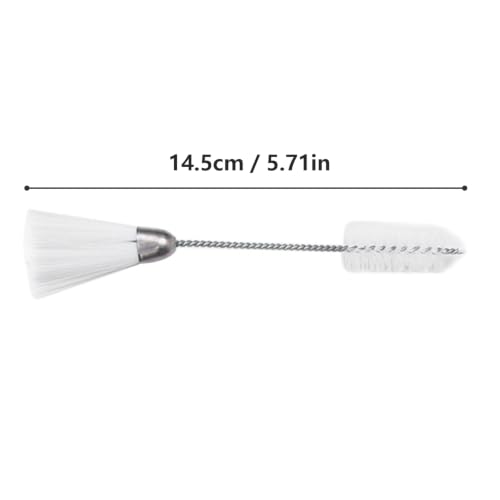 10Pcs Sewing Machine Cleaning Kit, Double Ended Sewing Machine Cleaning Brushes, Nylon Sewing Machine Maintenance Kit with Stainless Steel Handle for Tailoring Machines