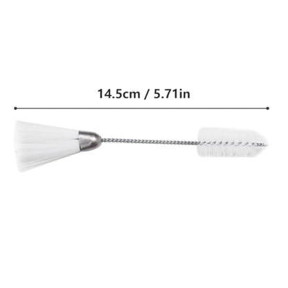 10Pcs Sewing Machine Cleaning Kit, Double Ended Sewing Machine Cleaning Brushes, Nylon Sewing Machine Maintenance Kit with Stainless Steel Handle for Tailoring Machines