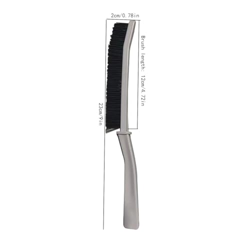 3Pcs Crevice Cleaning Brush, Multifunctional Hair Cleaner Tool & Hard Bristle Brush, Ergonomic Handle, for Kitchen Groove Dead Corners Household Use