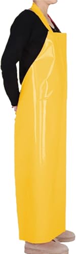 ELEBOX 2 Pack Waterproof Chemical Resistance Safety Apron with Sleeves for Dishwashing, Butchering & Dog Grooming