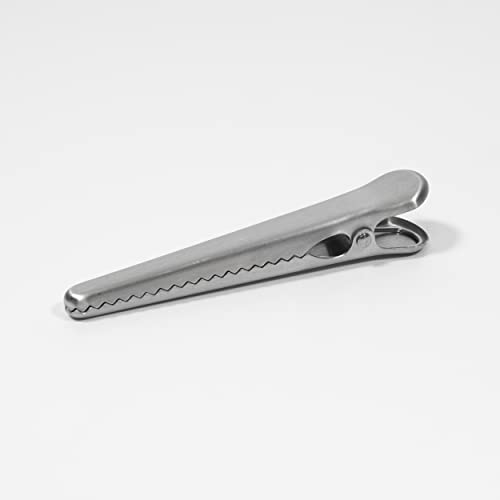 ExcelSteel Set of 6 Stainless Steel Clothespin Style Alligator Clips