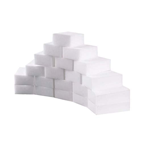Fydun 20Pcs Lot Multi, Functional Al Sponge Eraser Sponges Melamine Froth Cleaner Made of Eco Ls Without Detergent Suitable for Sink Bathroom Refrigerator Range Hood (931)
