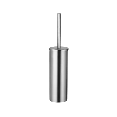 Brushed Toilet Brush Stainless Steel Upright Toilet Cleaning Brush - color: Matt