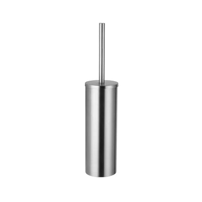 Brushed Toilet Brush Stainless Steel Upright Toilet Cleaning Brush - color: Matt