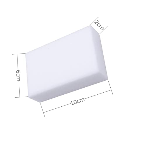 Magic Sponges Eraser,10 Pack Melamine Sponge Bulk,2X Density,Long Lasting - color: White, size: 3.93x2.36x0.79in