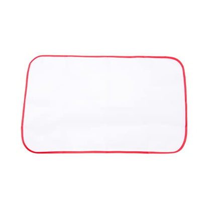 Billotodo - Tailors Ham and Sleeve Roll Set Kit for Sewing Pressing Quilting and Molding, Seam Roller Tool Ironing Accessories, Complete with Nylon Protective Pad Mat Tool, in Red/Black Cloth Fabric