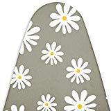Encasa XO Ironing Board Cover and Pad 54"x15" Large, Thick Felt - color: Daisy Grey, size: Large (54"x15")