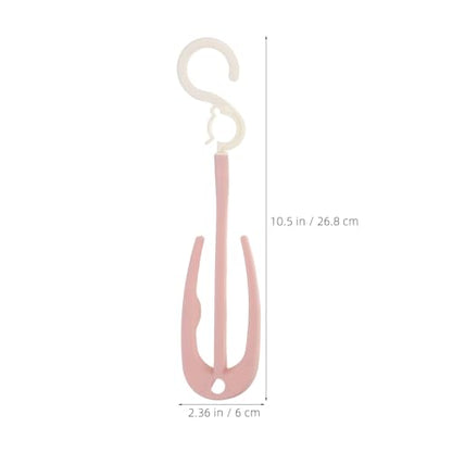 4pcs Hanging Shoe Rack Portable Shoe Drying Rack with Hooks Space Saving Organizer for Slippers and Shoes Balcony Storage for Home Living Room Bedroom