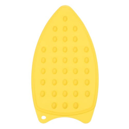 PATIKIL Silicone Iron Rest Pad, Multipurpose Hot Heat Resistant Iron Rest Plate Protective Pad for Ironing Board Hot Resistant Steamer Steam Compact Mat, Yellow - color: Yellow