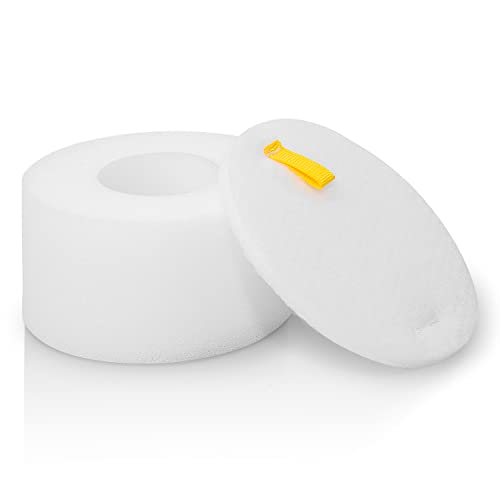 2Pack NV680 Foam & Felt Filters for Shark Rotator DuoClean Powered Lift Away Speed Upright Vacuum Cleaner NV680 NV681 NV682 NV683 NV800 NV800W NV801 NV801Q NV803 UV810, Replace Part # XFF680