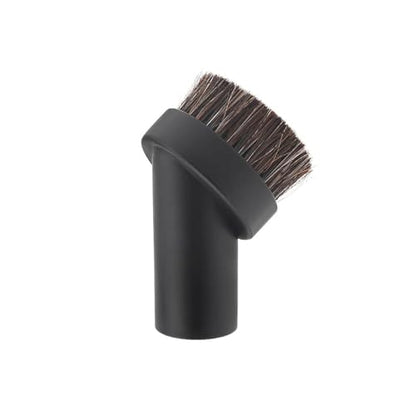 TAODAN 3PCS Vacuum Brush Horsehair Vacuum Attachment Round Dusting Brush with Universal Connector 1 1/4 to 1 3/8 inch Suitable for Cleaning Carpets and Interior Decoration