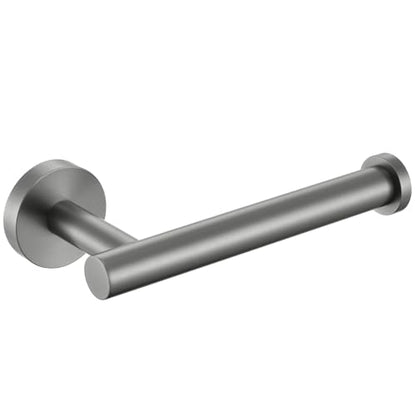 APLusee Toilet Paper Holder for Restroom, Gunmetal Gray, Wall Mounted - color: Gun Gray