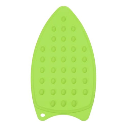 PATIKIL Silicone Iron Rest Pad, Multipurpose Hot Heat Resistant Iron Rest Plate Protective Pad for Ironing Board Hot Resistant Steamer Steam Compact Mat, Green - color: Green
