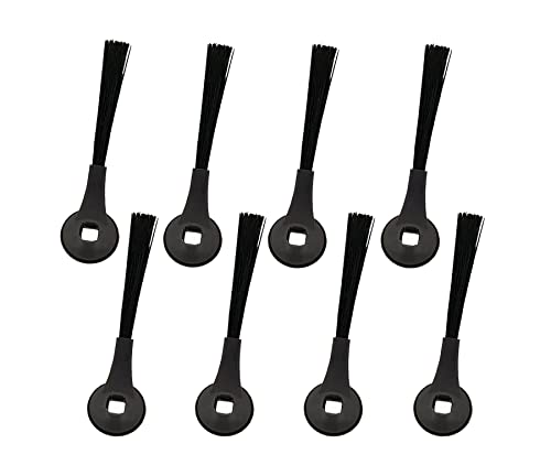 Side Brush Compatible with Shark IQ Robot AV2511AE RV1001AE(R101AE) AV2501AE RV2502AE AV911S EZ R101 RV1000 RV1012AE RV1001AE AV1010AE RV1000 AV2501S Vacuum Cleaner Brush Replacement Parts-8Pack - size: Side-Brushes