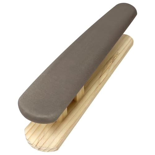 Sleeve Ironing Board for Sewing, Padded Chest & Sleeve Tailor Ironing Stool with Wooden Base, Sleeve Pressing Board for Household Tools, Tailor Dress Forms, Sewing and Tailoring Studio, Gray - style: Single-Sided Gray