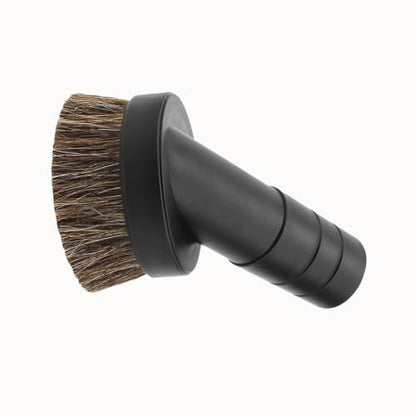 1 1/2 Inch Soft Horse Hair Vacuum Brush Attachment Compatible with ProTeam Backpack Vacuum -Replacement 3" Round Dust Brush for Vac Cleaner Parts # 100110