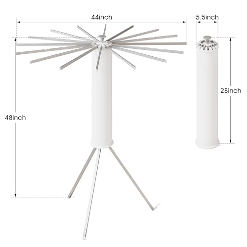 BOQORAD Tripod Clothes Drying Rack,Drying Rack Clothing Foldable,(16 Aluminium Poles),Standing Dry Racks,Laundry Drying Rack,Clothes Hanger Rack,Laundry Rack Folding,Collapsible,Retractable - style: 16 Aluminium Poles