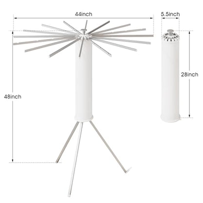 BOQORAD Tripod Clothes Drying Rack,Drying Rack Clothing Foldable,(16 Aluminium Poles),Standing Dry Racks,Laundry Drying Rack,Clothes Hanger Rack,Laundry Rack Folding,Collapsible,Retractable - style: 16 Aluminium Poles