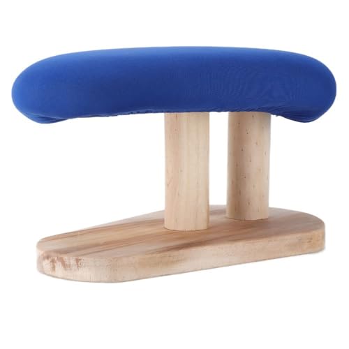 Tabletop Mini Ironing Board, Portable Small Wood Ironing Board with Cotton Cover, 11.02 x 5.91 in, Blue, for Home Sewing Travel(Spuare Ironing Stool) - style: Spuare ironing stool