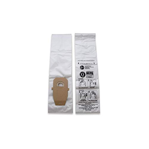 Hoover Vacuum Cleaner Bags for Platinum Upright Vacs, Pack of 2, Type Q