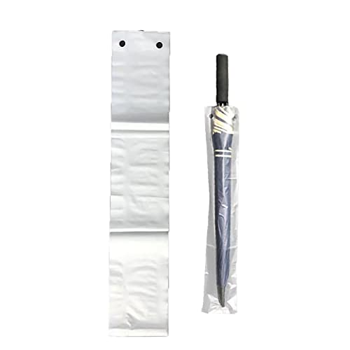 Clear Plastic Umbrella Rain Bags Umbrella Sleeves Cover Waterproof Disposable Umbrella Holder 100 PCS - size: 27.5‘’