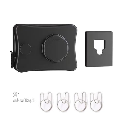 Anti-Sagging Clothes Line Thickened Steel Wire Retractable Clothesline Heavy Duty Clothesline Wall Mounted Matte Black Finished - size: 5.1 m Anti-Sagging and Retractable ClothesLine