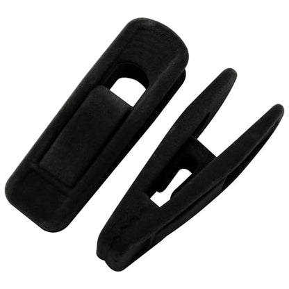Velvet Hanger Clips, 40 PCS, Black - color: Black