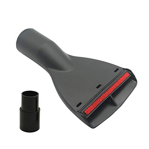 EZ SPARES Replacement for Universal Vacuum,1-1/4inch Brush Head,Wide Mouth Brush,Sofa Brush Attachment,Cleaning Tool Brush,Desktop Cleaning Attachment,Flexible Crevice Tool