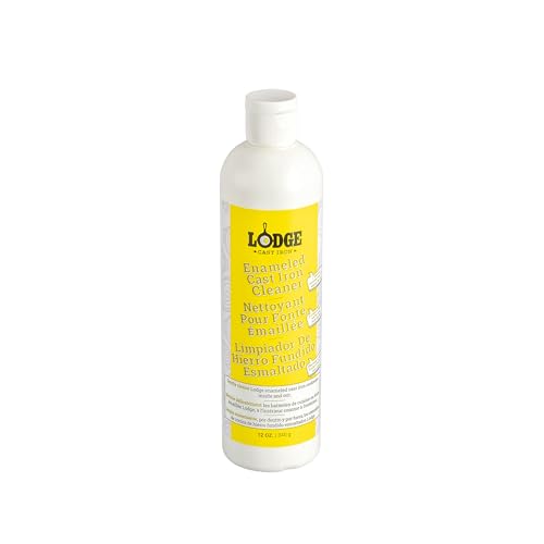 Lodge Enameled Cast Iron and Ceramic Stoneware Cleaner, 12 Fl Oz (Pack of 6) - style: Enamaled Cast Iron Cleaner (Pack of 6)