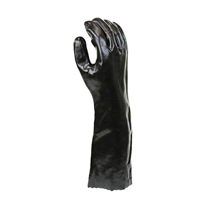 West Chester 12018 Chemical Resistant PVC Coated Work Gloves: 18" Length, Size Large, 2 Pairs - size: One Size (2 Count) (Pack of 3), style: 1 Pair
