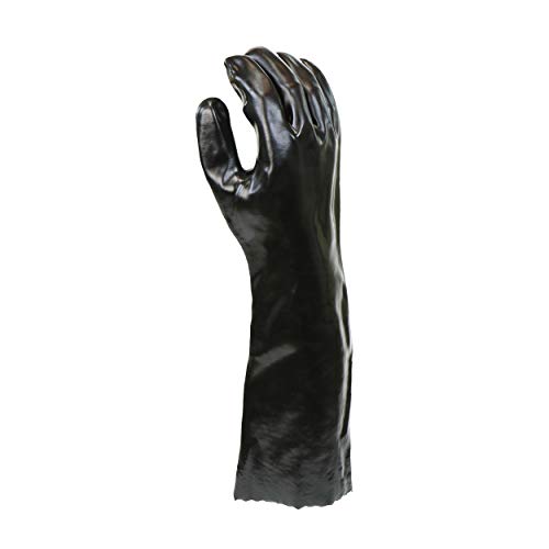 West Chester 12018 Chemical Resistant PVC Coated Work Gloves: 18" Length, Size Large, 2 Pairs - size: One Size (2 Count) (Pack of 3), style: 1 Pair