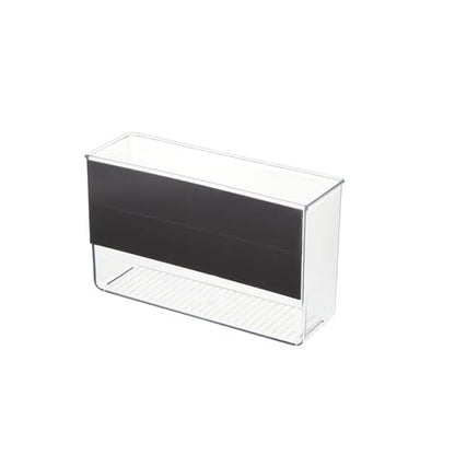 iDesign Magnetic Large Clear Plastic Organizer Bins - size: Large, style: Pack of 1