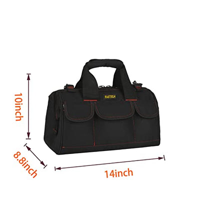 FASTECH 14-inch Heavy Duty Tool Carrier & Organizer with Wide Mouth - size: 14IN STANDARD